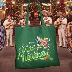 Disneyland Disney Parks Magic Key Viva Navidad Holiday Tote